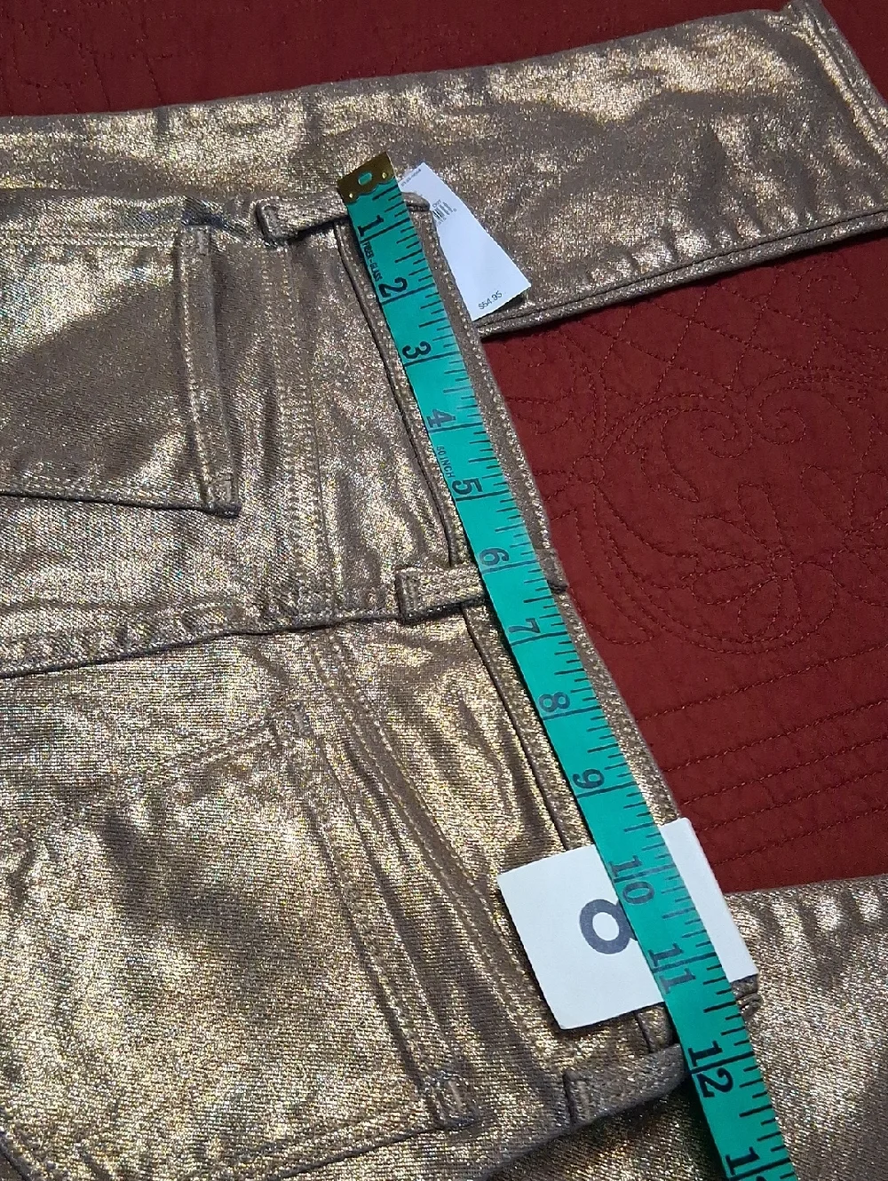 GAP Kids Gold Metallic Skinny Jeans